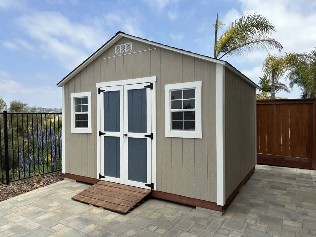 12x10 Gable Shed La Costa Valley Carlsbad